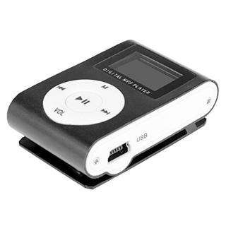 Mini MP3 Player With LCD Screen + Clip + Micro TF / SD Slot / FM Card Slot