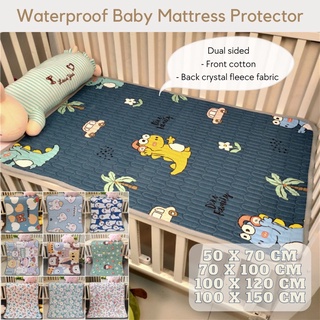 Waterproof Mattress Protector Baby Diaper Changing Mat Dual Sided