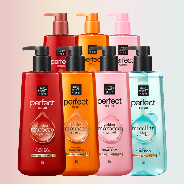 Mise En Scene Perfect Serum Shampoo Conditioner Ml Shopee Singapore