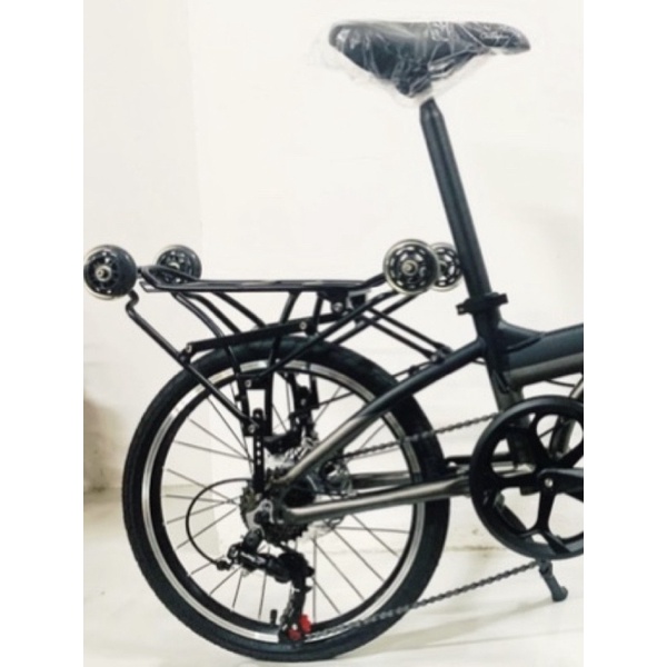 Roller Rack for Bi Fold Foldable Bicycle. Folding Bike Rack. Bicycle