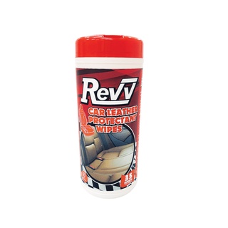 Revv Car Leather Protectant Wipes (RV3879), 35's