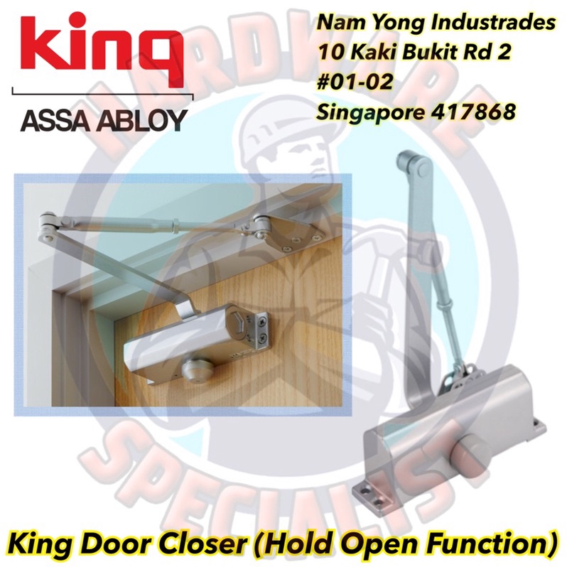 King Door Closer K1510 (Hold Open) Shopee Singapore
