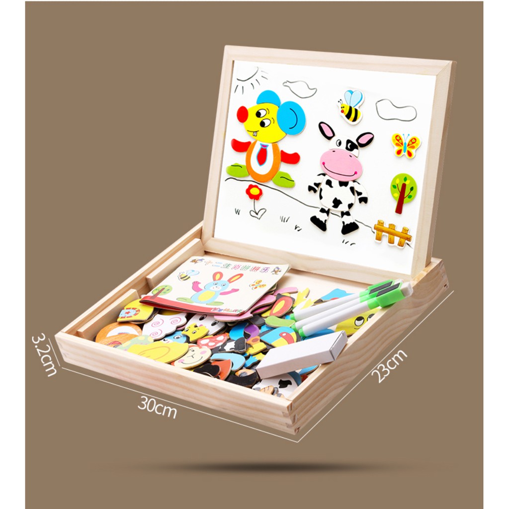 Children'S Jigsaw Toys, Intellectual Toys, Early Educational Magnet Jigsaw  Puzzles For Children 2-6 Years Old | Shopee Singapore