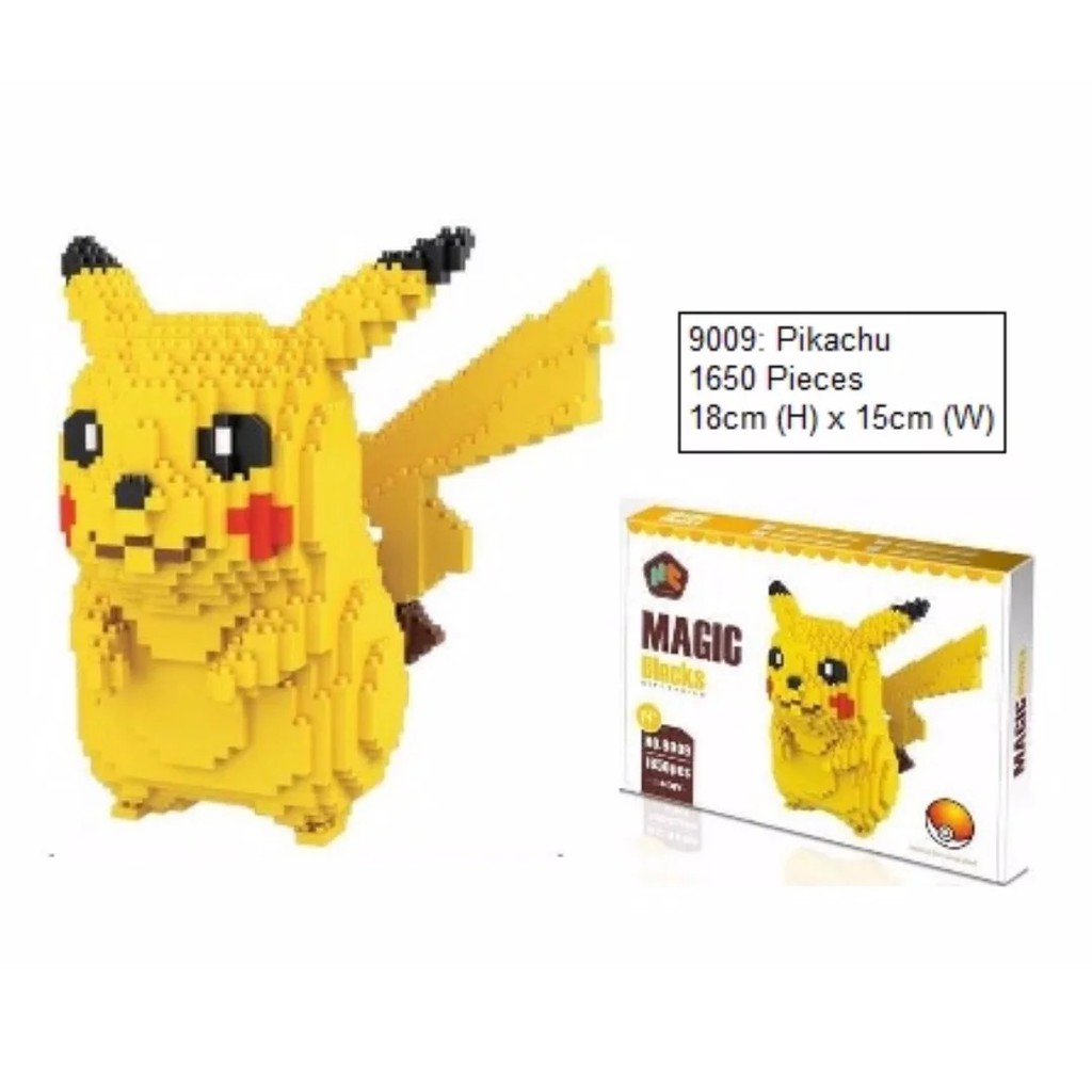 Big Size Nanoblock Pikachu Shopee Singapore