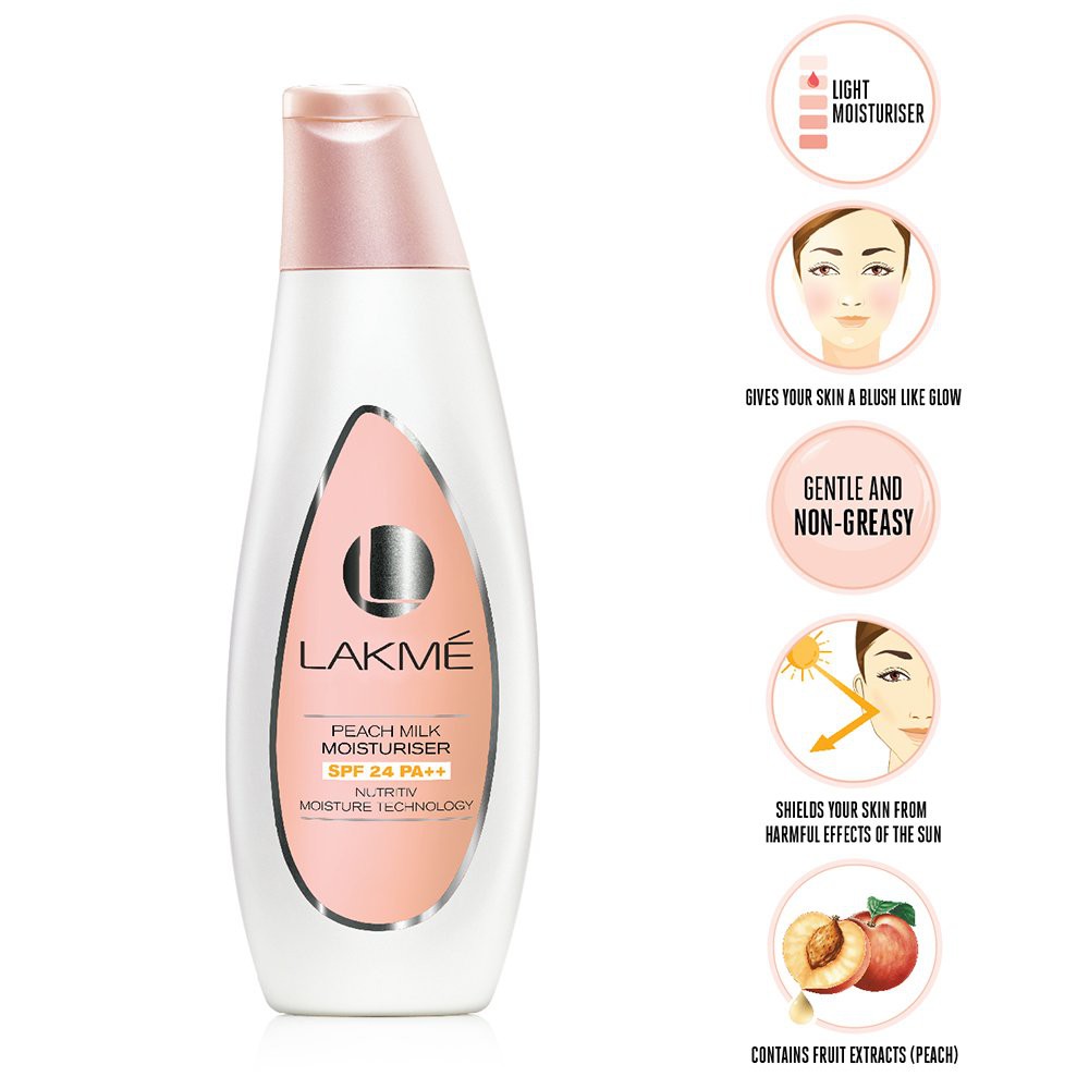 lakme peach milk with spf