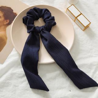 Wrinkled Ribbon Hair Ring Diy Bow Streamers Scrunchies Ponytail