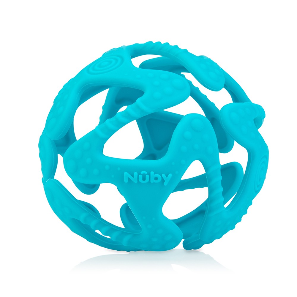 Nuby Tuggy Teething Ball - 4 Colors 