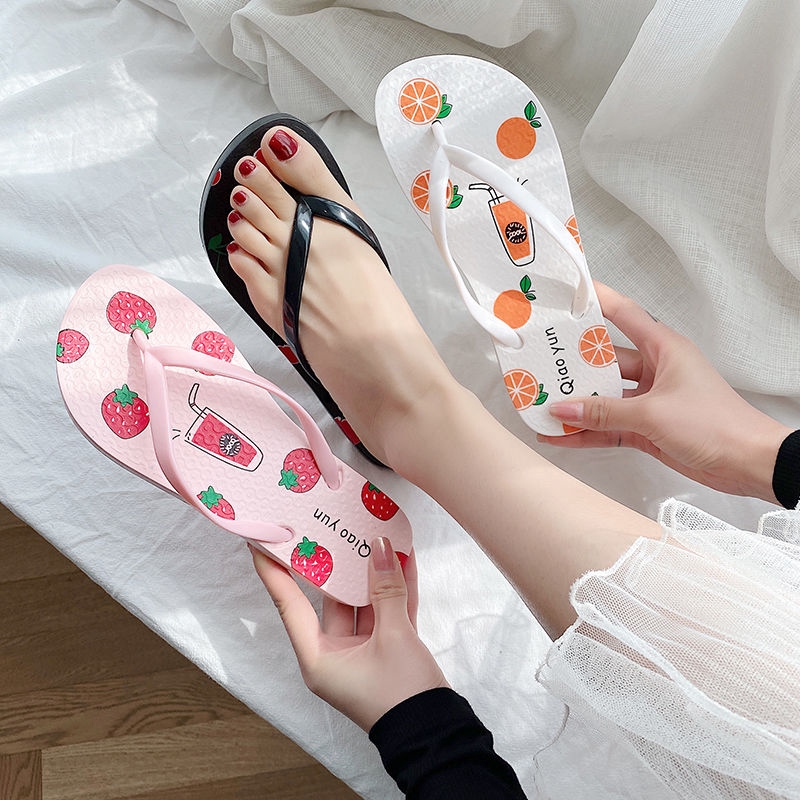 fruit flip flops