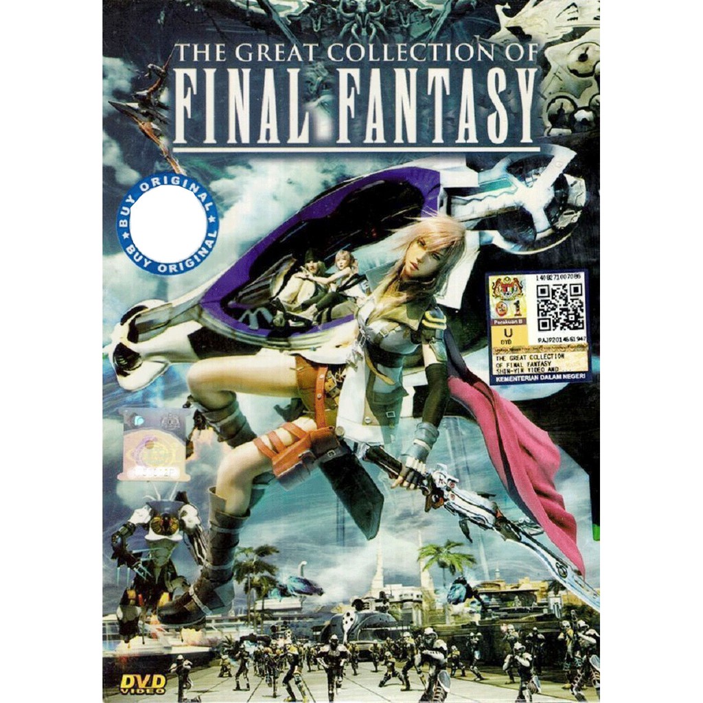 Anime Dvd The Great Collection Of Final Fantasy Ova Movie English Subtitle Shopee Singapore