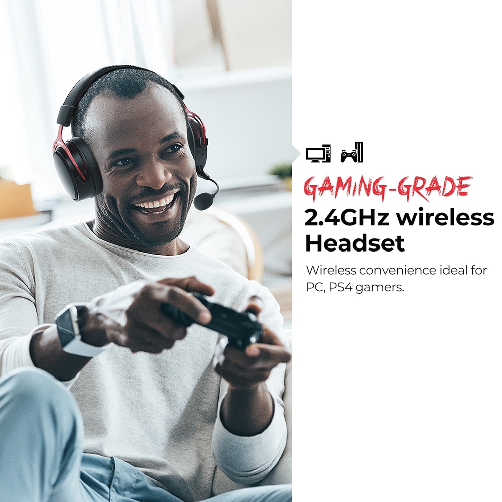 mpow air 2.4 ghz wireless gaming headset