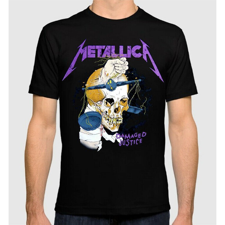 metallica damaged justice shirt