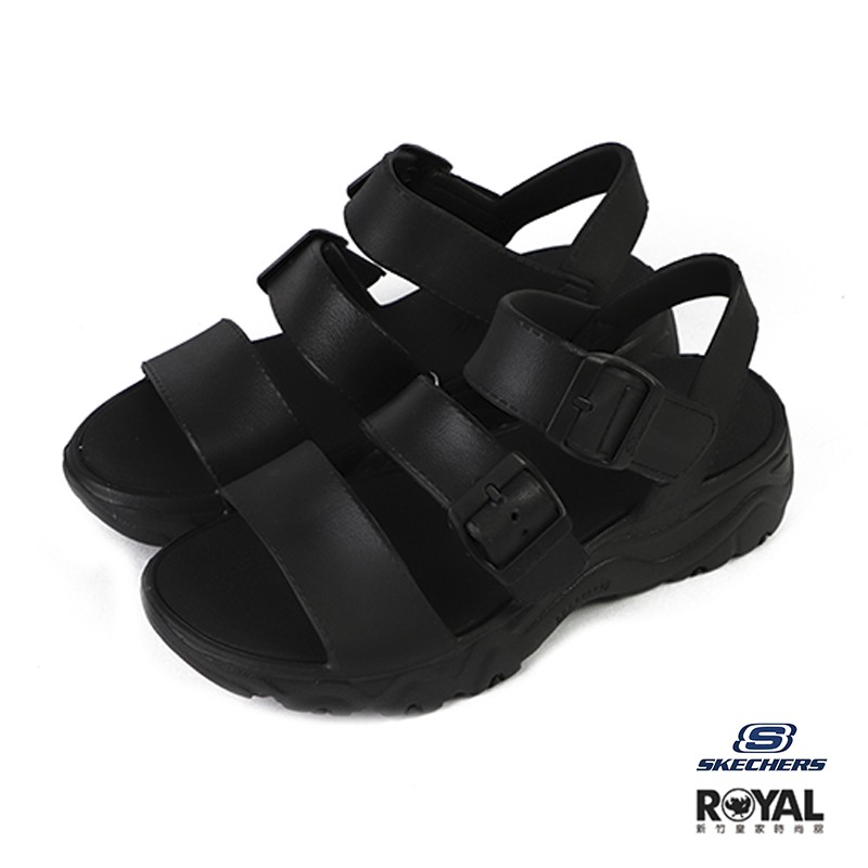 black waterproof sandals