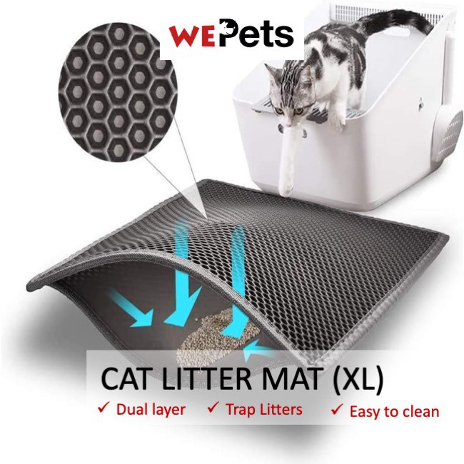Cat litter mat XL size 55x75cm Shopee Singapore