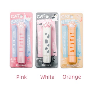 Multifunction Lovely Cat Paw Correction Tape Student Portable Double-sided Dotted Adhesive Tape #4