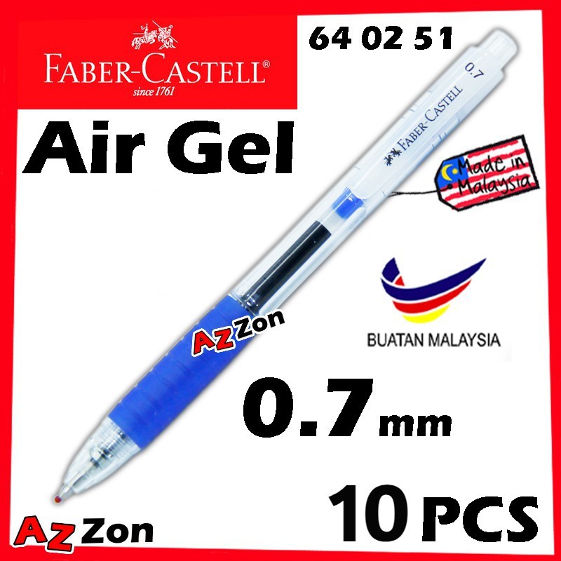 (10 PCS) Faber-Castell Air Gel Fast Dry Gel Pen 0.7mm Faber-Castell Gel ...