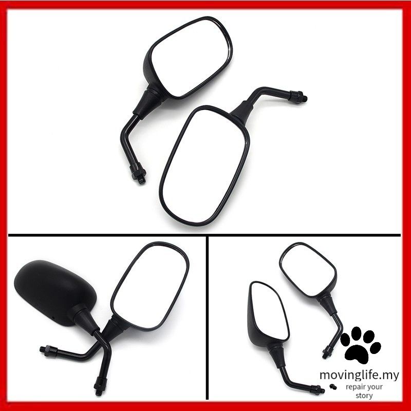 Black Rear View Mirrors for HONDA FORZA250 NSS250 SILVER WING FJS600 FJS400