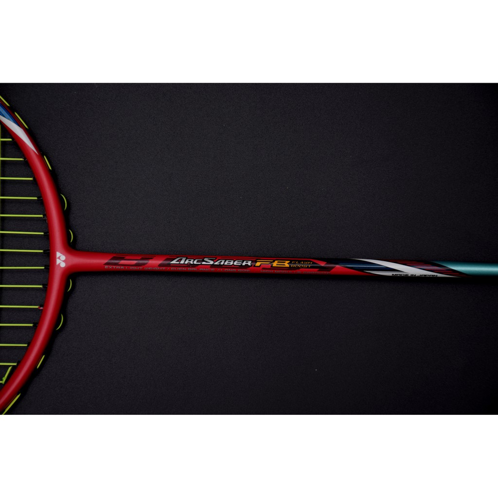 3u4g Yonex Arcsaber Fb Flash Boost Red Fg4 Badminton Racket Japan Version Shopee Singapore