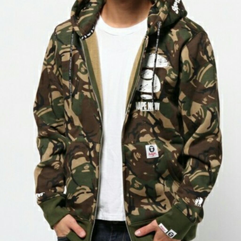 bape shark camo jacket