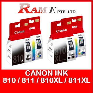 [ORIGINAL] Canon PG-810 810 / PG-810XL 810XL / CL-811 811 / CL-811XL 811XL Ink Cartridge