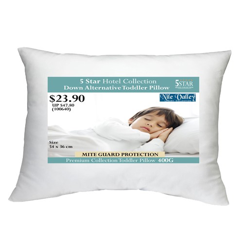 Nile Valley S Egyptian Cotton Down Alternative Toddler Pillow 400g