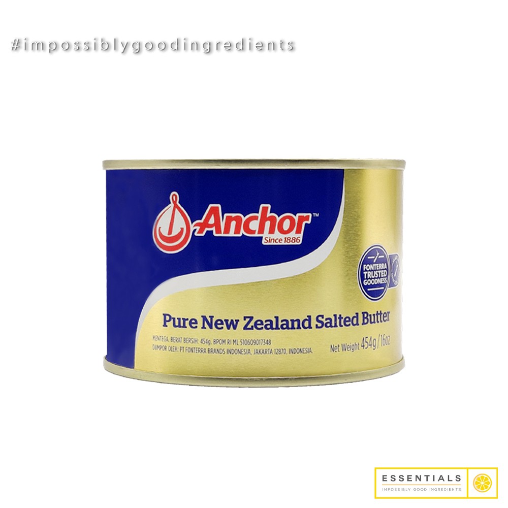 Shop Malaysia Anchor Pure New Zealand Salted Butter 454g Shopee Singapore