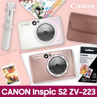 CANON Inspic S2 Instant Camera Photo Printer ZV-223A Portable Smart Phone Photo Printer