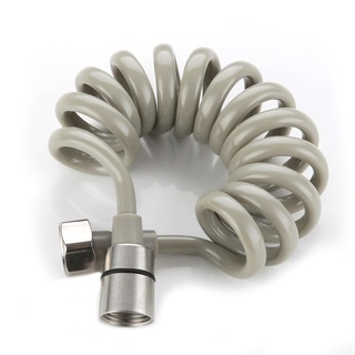 1.5M 2M 3M 5M 8M New Stainless Steel Spring Shower Nozzle Hose Spray Inlet Pipe 