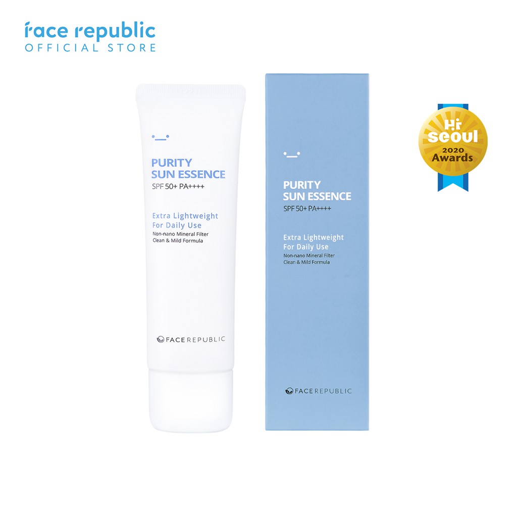 Face Republic Purity Sun Essence 50ml Sunscreen / Sunblock Shopee