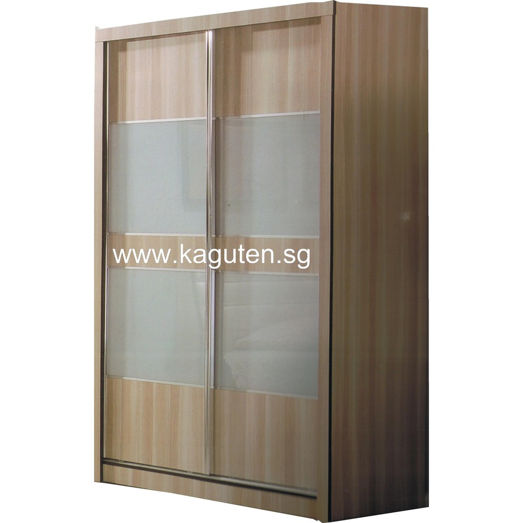 Kaguten 120cm Standalone Sliding Wardrobe Prinbord Anti