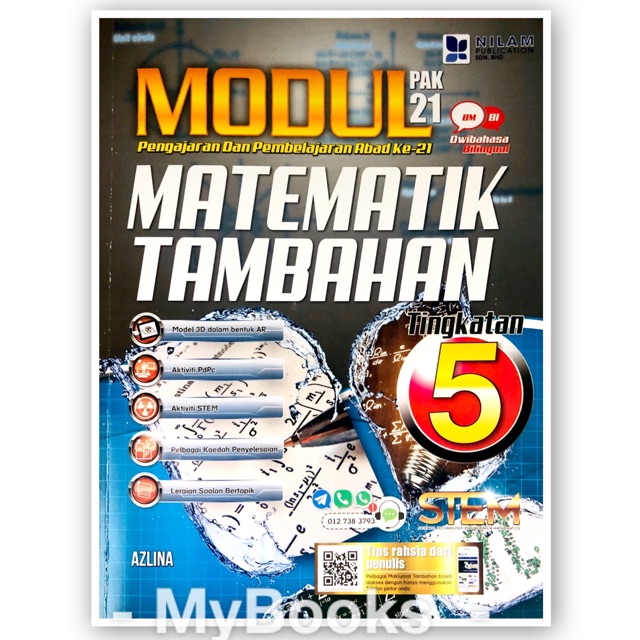 Mbo Nilam Publication Module Pak 21 2020 Additional Mathematics 5 Level Shopee Singapore