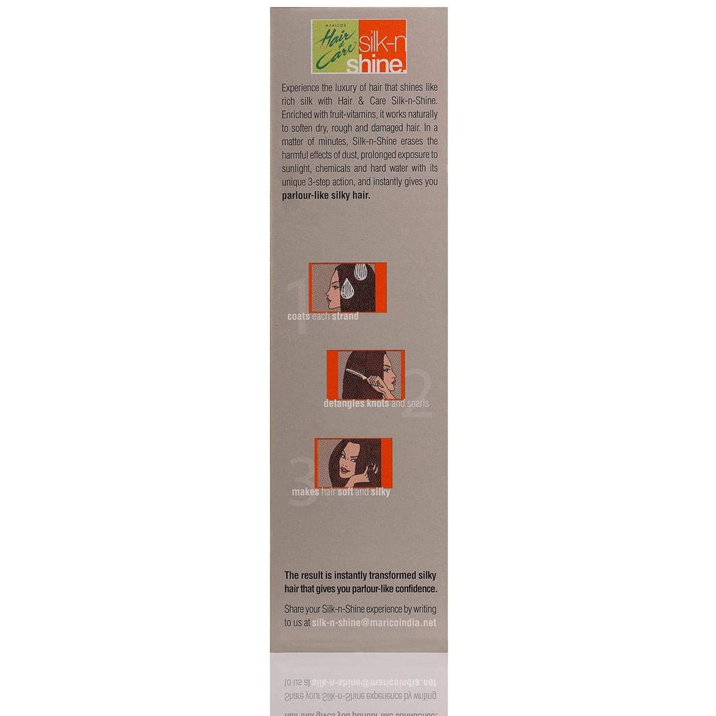 Hair Care Silk N Shine Hair Serum 100 Ml Shopee Singapore