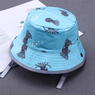  mamalove Topi Bucket Motif Print Gambar  Kartun Lucu Bahan 