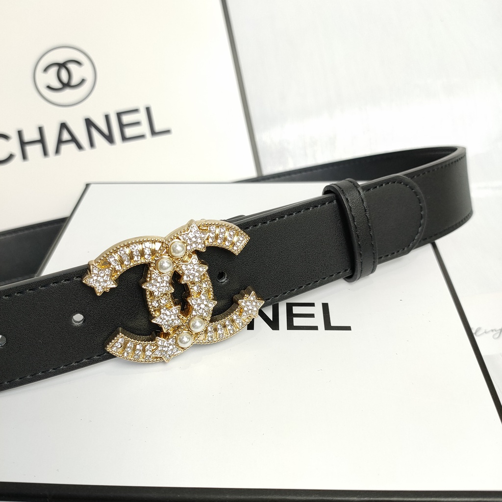 Chanel ! Business Cowskin Casual Birthday Men Belt Women Belt Leather Belt  | Shopee Singapore