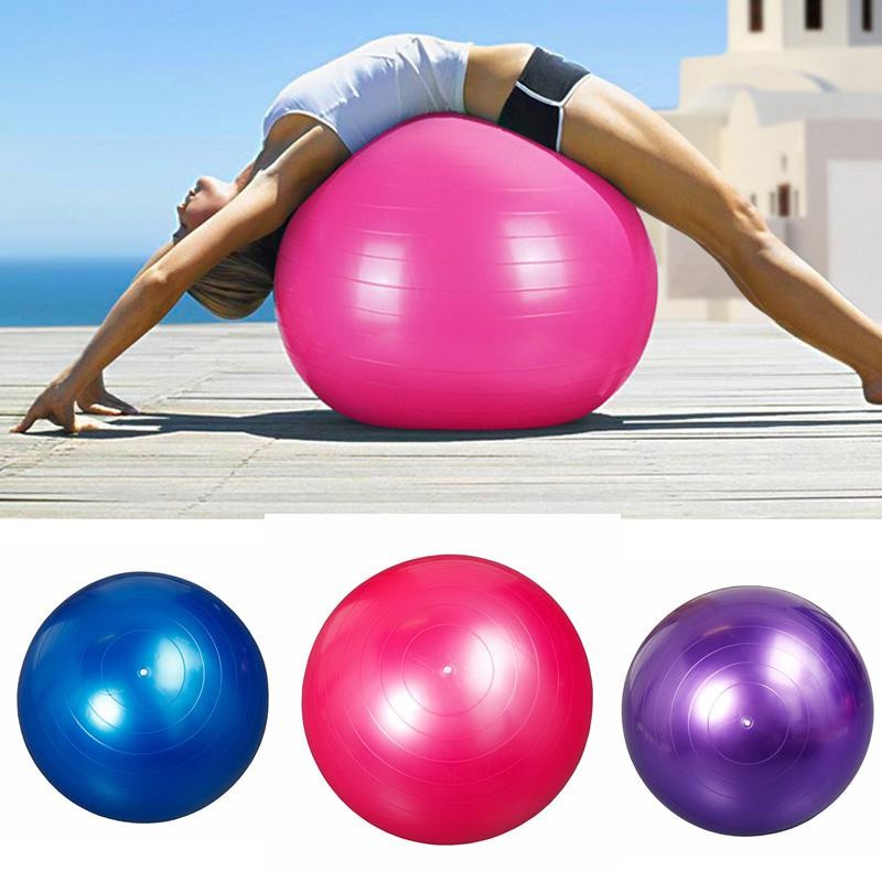 Yoga Pilates Fitness Gym Ball 65cm Blue Shopee Singapore