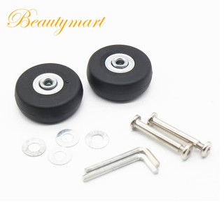 ☀2 Sets of Luggage Suitcase Replacement Wheels Axles Deluxe Repair Tool OD 50mm