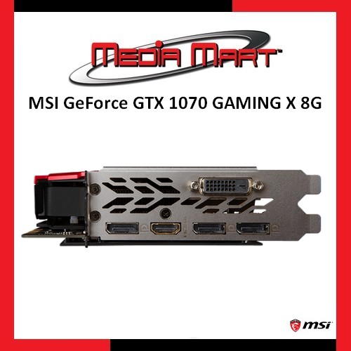 Msi Geforce Gtx 1070 Gaming X 8g Shopee Singapore