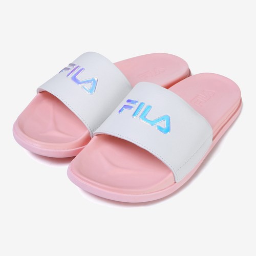 pink fila slippers