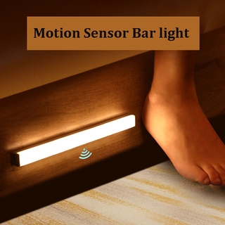 Smart Motion Sensor Night Light 10 LEDs 190mm Human body induction for Bed Cabinet Wardrobe Wall Lamp #0