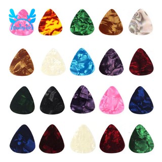 🎶【in stock】 Guitar Picks  -0.46mm / 0.71mm 20pcs Colorful Celluloid Thin Guitar Picks