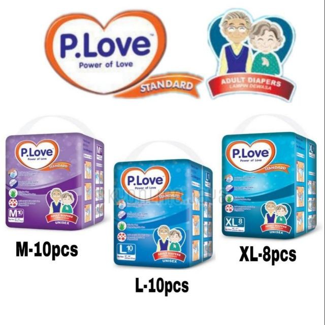 P Love Adult Diapers Size M L Xl Shopee Singapore