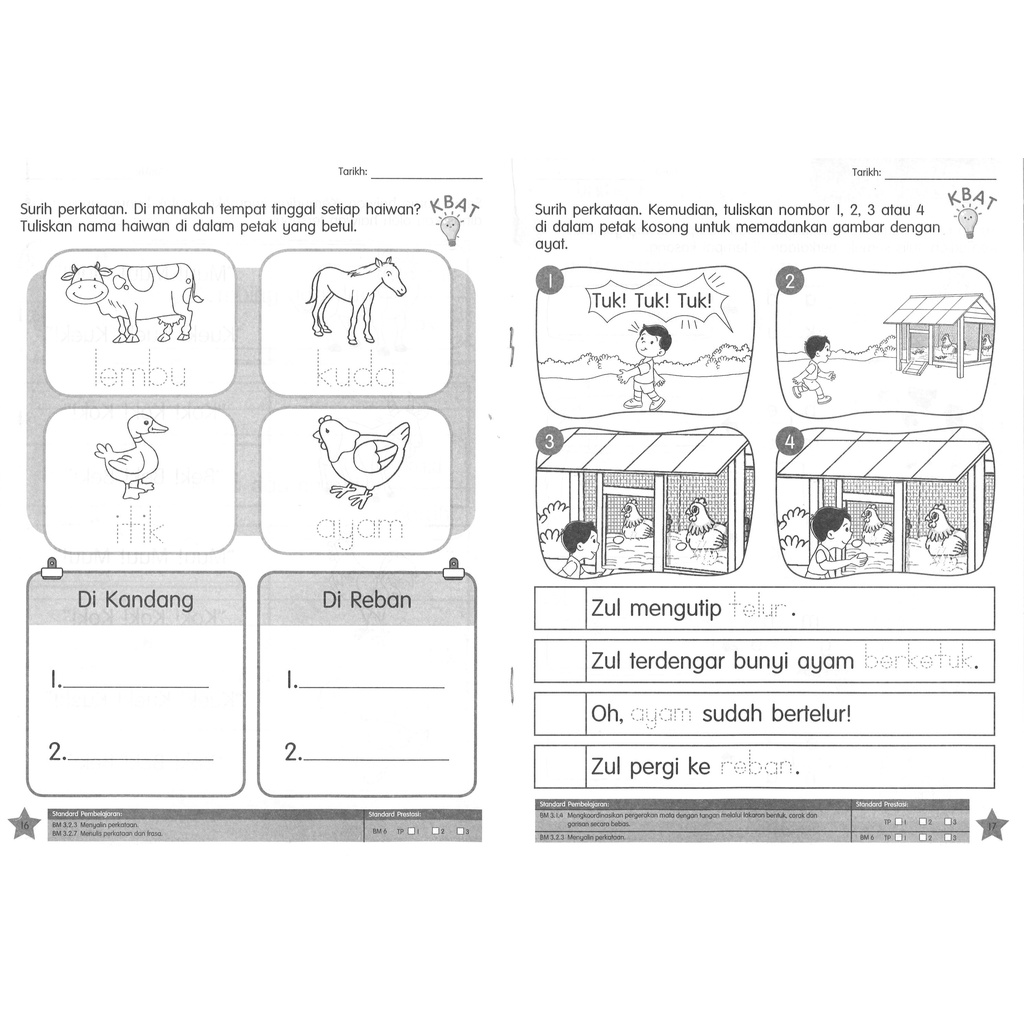 Minda Bijak Tahun 6 Bahasa Melayu 1 Preschool Malay K2 9789672965114 Shopee Singapore