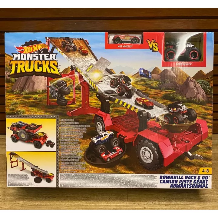 hot wheels downhill race track