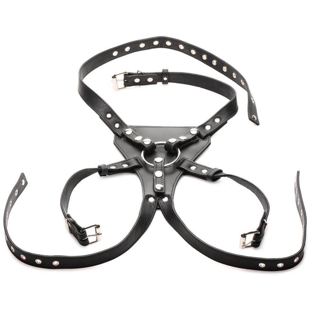 *GENUINE LEATHER* Strict Leather Daddy An Li Leather Strap-on Harness ...