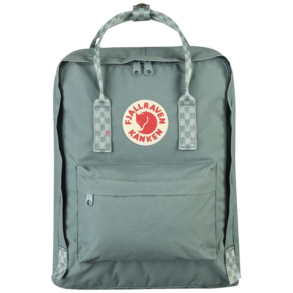 Fjallraven Backpack Kanken Classic Sport Bag School Frost Green/Chess