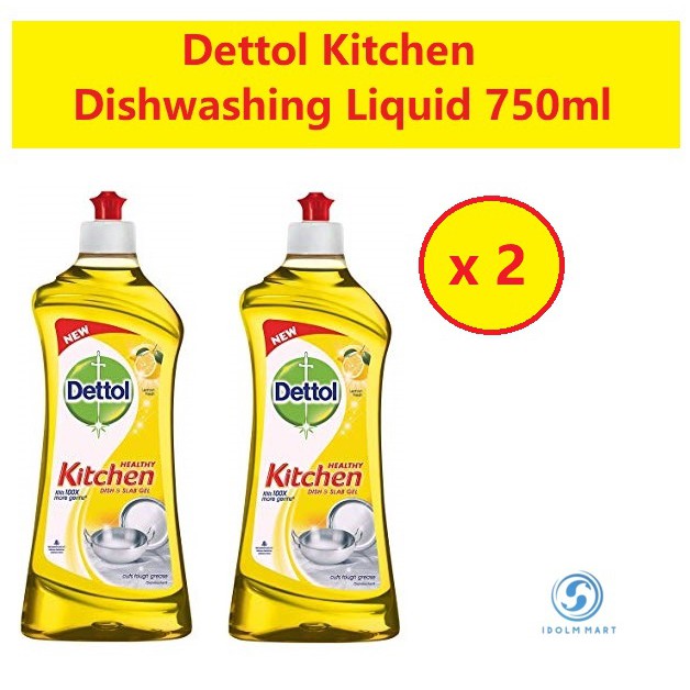 Dettol Kitchen Dishwashing Liquid 750ml Shopee Singapore
