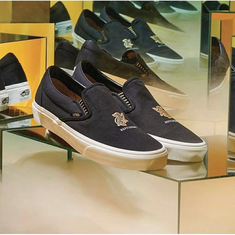 vans slip on harry potter hufflepuff