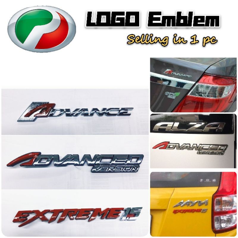 Premium Perodua Logo Emblem Extreme 1.5 Advance Advanced 