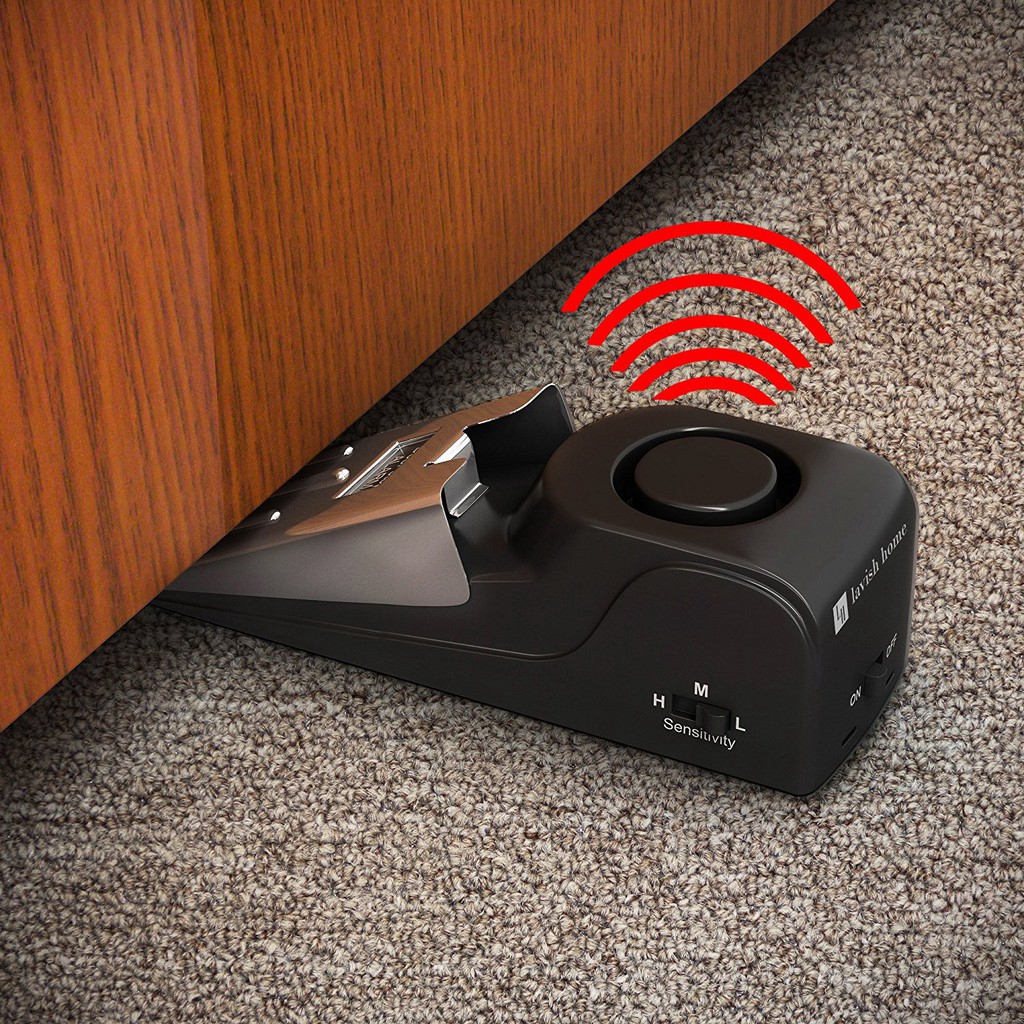 Upgraded Door Stop Alarm Great for Traveling Security Door Stopper