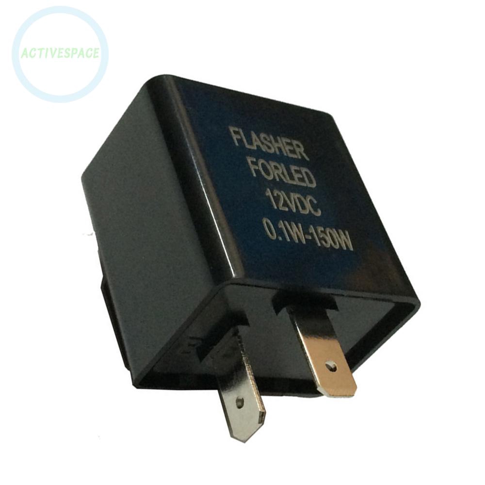 2-Pin LED Flasher Relay Fix For Honda Suzuki Turn Signal Light Fast Hyper Flash