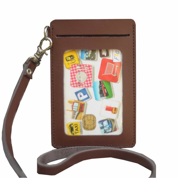 Name Tag Id Card Holder Employee Leather Strap Employee Badge Holder Shopee Singapore